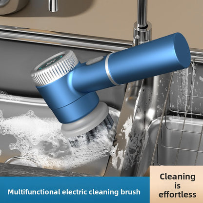 Electric Cleaning Brush USB Rechargeable Handheld Scrubber